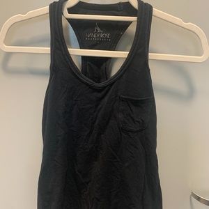 Nancy Rose black workout top